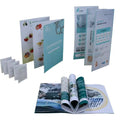 Custom Printed Trifold Pamphlet Brochure Flyer Leaflets Guide Booklet for Exercise Sports Fitness Gym Product Packaging Insert