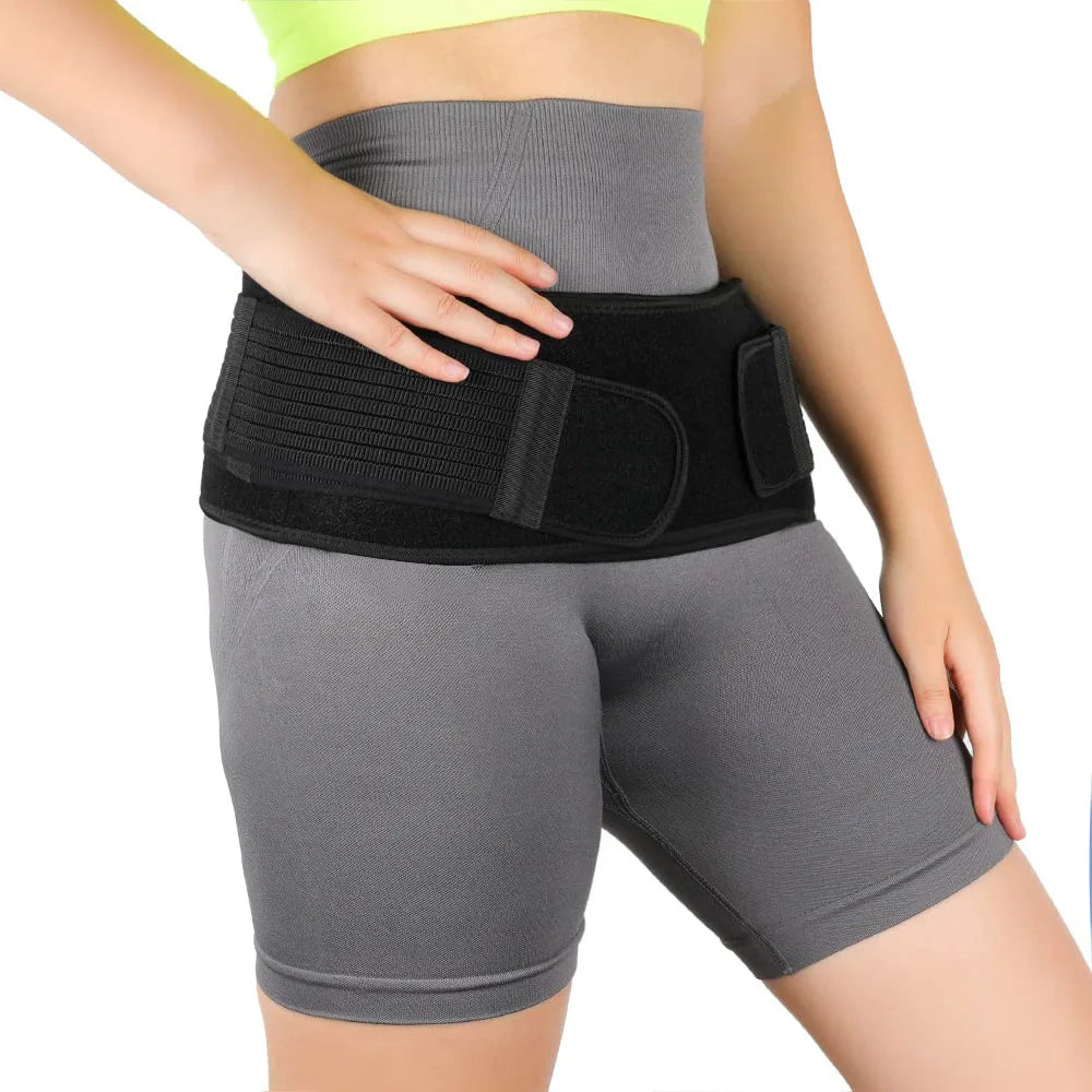 Adjustable Postpartum Pelvis Girdle Belt Hip Reducer Back Support Protection Function Soft Nylon Neoprene for Daily Life Sports