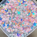 Luminous Soft Clay Beads Pearl Beads Mixed Handmade DIY Material Manicure Mobile Phone case Quicksand Crystal Filling