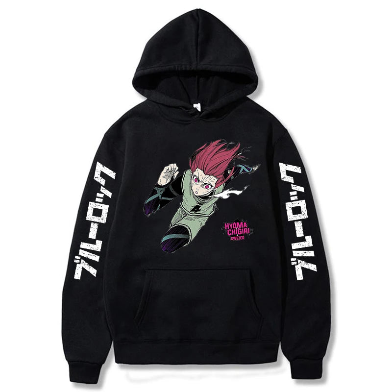 Fitspi Japan Anime Hoodie Cosplay Costume Chigiri Hyouma Hooded Sweatshirt Harajuku Cartoon Casual Oversize Hoodies