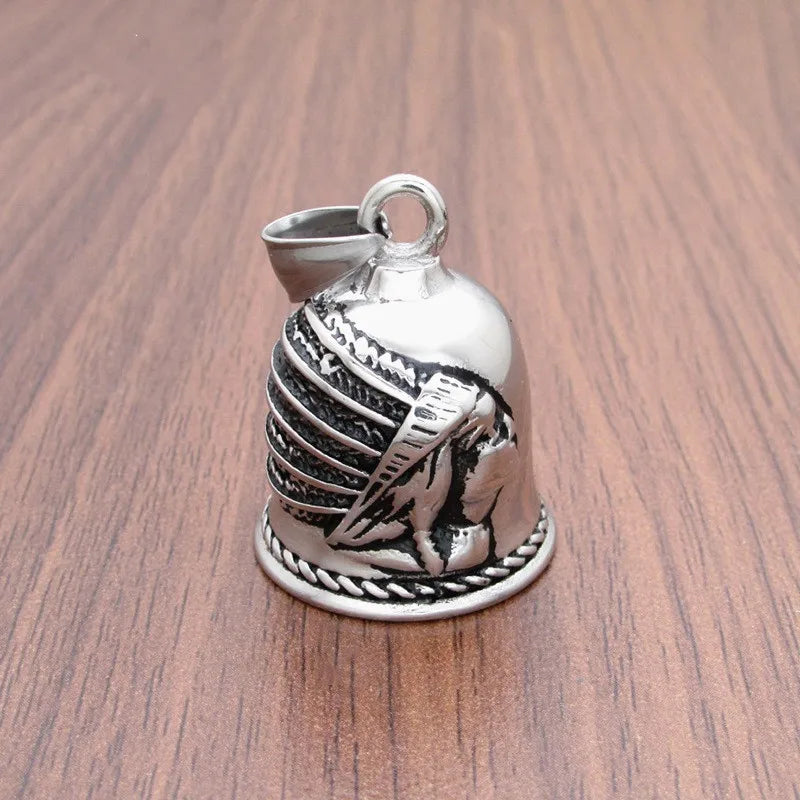 High-quality Customized Hypoallergenic Stainless Steel Bell Charm Necklace for Men