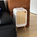 20L Standing Automatic Stainless Steel Trash Can Smart Sensor Indoor Waste Bin Lid for Outdoor Kitchen Bathroom Garbage Dustbins MegaBDM