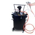 20L/Qt 5.3 Gal. Auto Stir HVLP Air Pressure Paint Pot Spray Paint Bucket Agitating Pressure Tank Hand Mixing Paint Pressure Pot