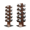 PROIRON Fitness Wal-nut Stainless Steel Dumbbell Set for Gym Equipment