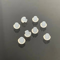 Wholesale Bulk 100pcs/Bag 5mm Silver Mushroom Shape Silicon Stud Earring Backer DIY Jewelry Findings Components
