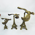 Italian Suspension Ornament Anti Gravity Balance Eagle Tower Model Metal Handicrafts Desk Decorations Small Furnishings