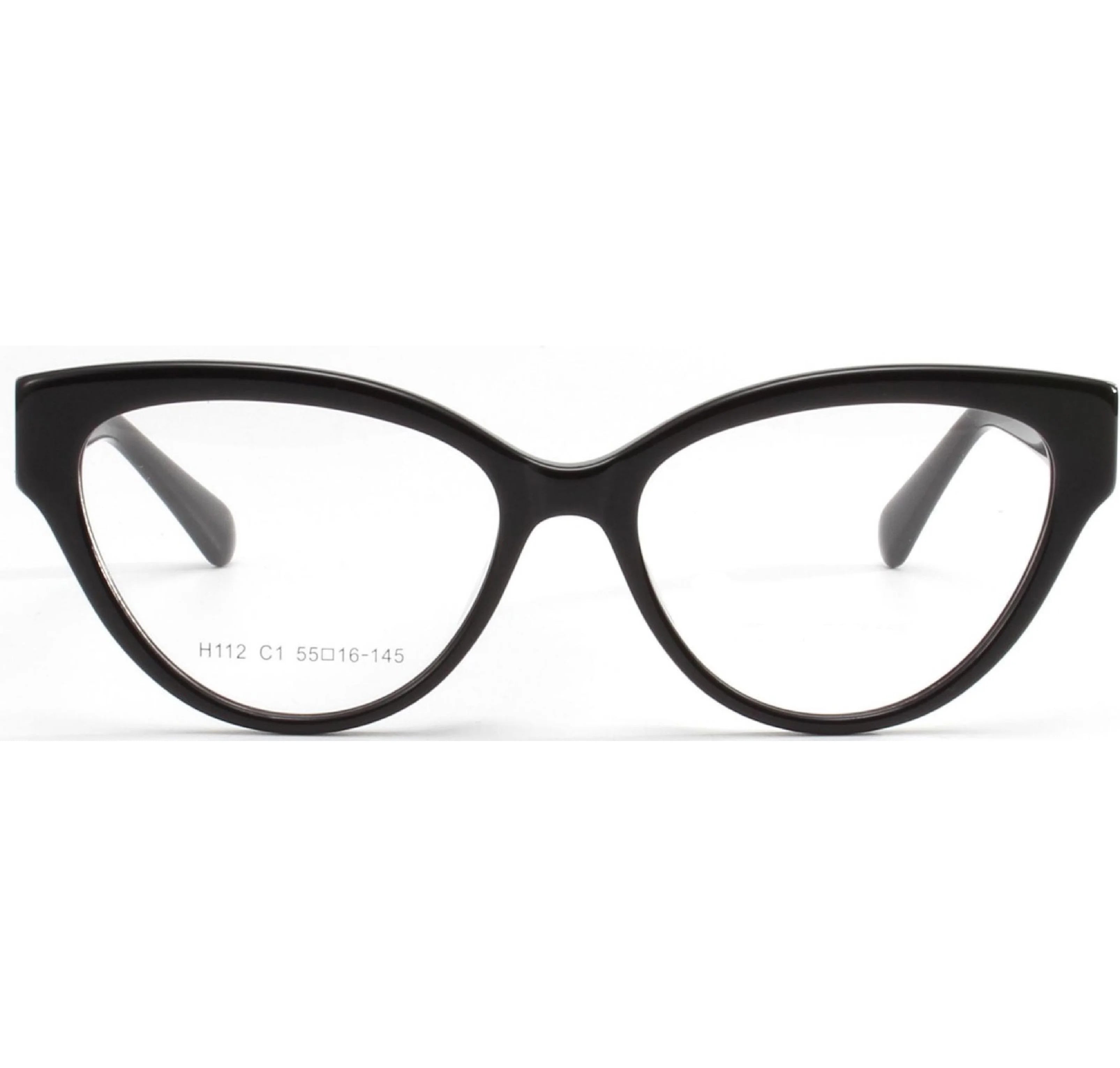 Wholesale Solid Cat Eye Acetate Optical Frame Eyeglasses for Unisex Reading Glasses