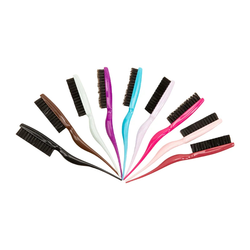 Row Fluffy Bristle Sculpt Comb Professional Hair Styling Tool Wide Teeth for Detangling Smoothing Adding Volume Teasing Brush