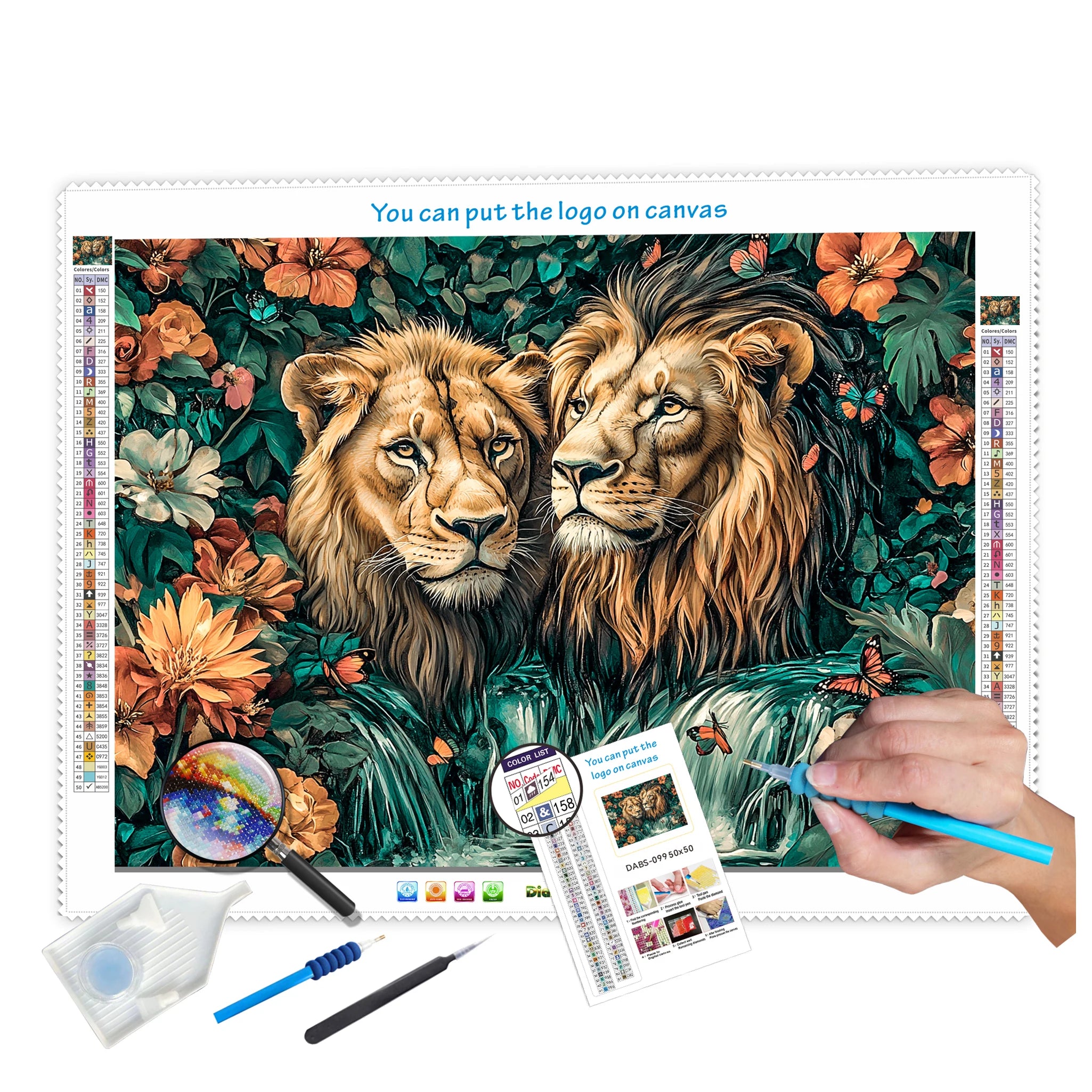 N-2149 Printed Watercolor 5D DIY Handmade Diamond Painting Factory Wholesale Adult Landscape Design Decorative