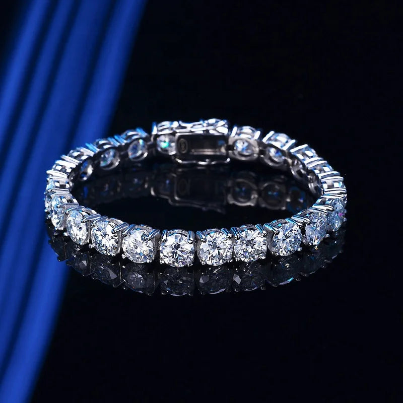 Yinzheng Jewelry Wholesale Price Silver 925 DEF Vvs Moissanite Bracelet Fashion Jewelry Bracelets