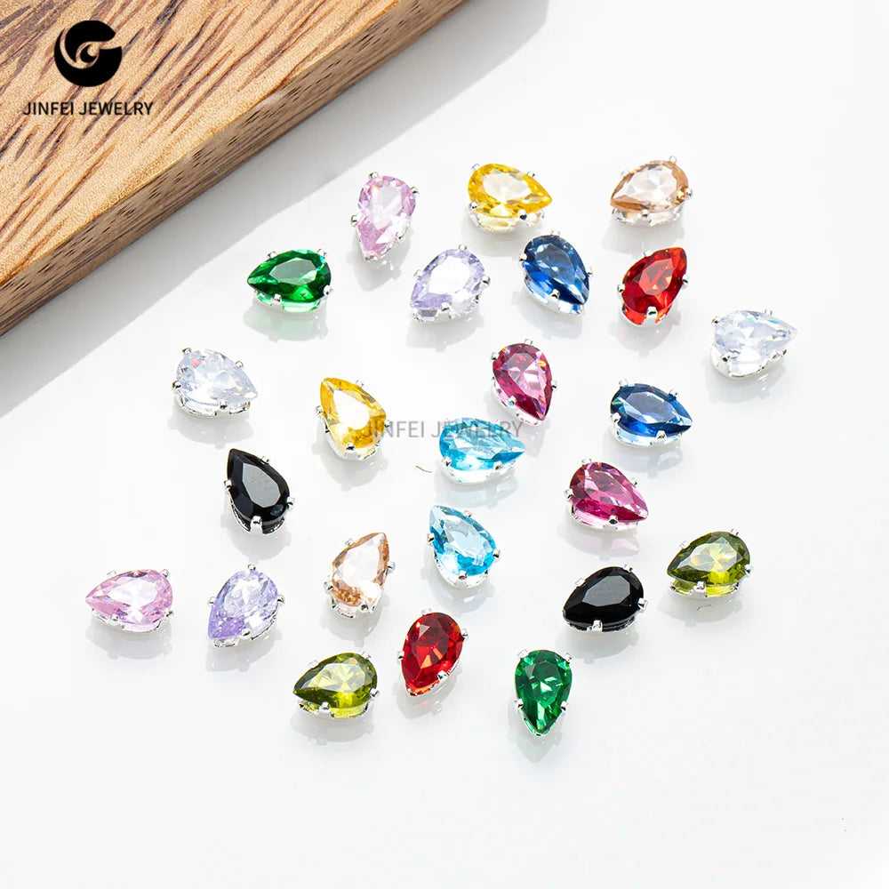Wholesale Stock 200Pcs/Pack ZIRCON Cubic Zirconia Stone Clothing Accessories for Prom Party Dinner