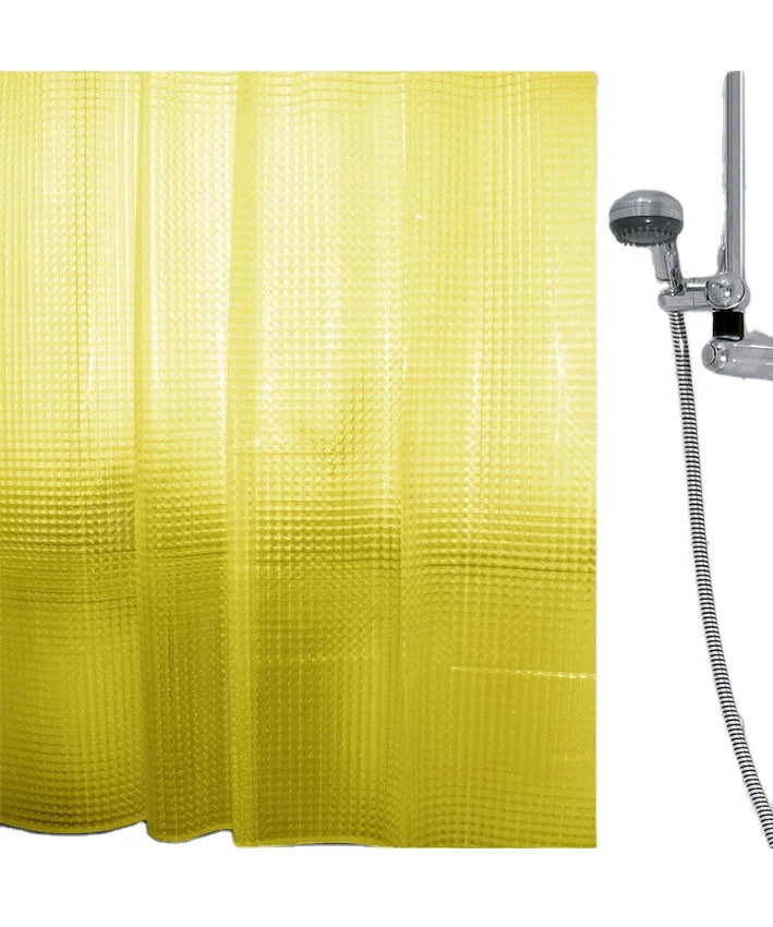 Modern 3D Digital Printed PEVA Shower Curtain 180*180cm Eco-Friendly Without Hooks Minimalist Design for Stylish Bathroom