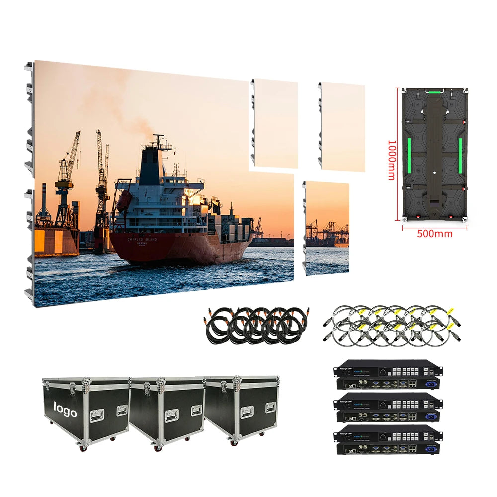 RAYBO Turnkey Indoor LED Video Wall Display P3.91 P4.81 Rental LED Panel Stage Screen for Concerts LED Display