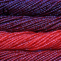 Zhe Ying Wholesale 2mm 3mm Faceted Hydro Crystal Beads Siam Red Ruby Beads Rondelle Glass Crystal Beads for Jewelry Making