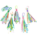 Custom Woven Beaded Knot Braided Cord Keychain Lanyard Colorful Bag Pendant Souvenir