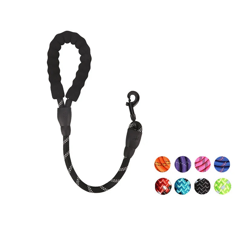 60cm Heavy Duty Reflective Correa Para Perro Training Slip Lead Rope Dog Leash