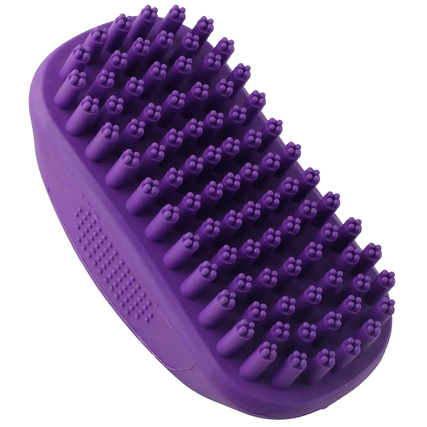 Silicone Dog Grooming Brush Pet Shampoo Bath Brush Anti Skid Soothing Massage Rubber Comb Bath Dog Brush