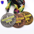 Hot Sell Beautiful Astrolabe Design Medal Antique Silver Gold Copper Metal 3D Medal for Adventure Runs Trail Race Finisher Medal
