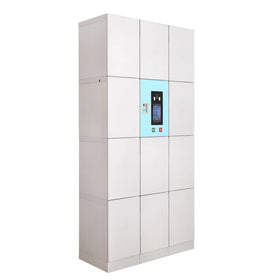Cheap Price Knock Down-Structure ABS Plastic Wardrobe Cabinet in Grey for School/Dormitory/Office Use Gym and Clothes Locker