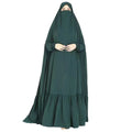 Traditional Muslim Islamic Clothing Full Cover Chador Khimar Nida Jilbab Abaya Dress Ramadan Eid Muslim Prayer Dress