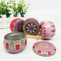 In Stock 50ml Wholesale Big Metal Cosmetic Tin Can Packaging Empty Lip Balm Aluminum Cream Jar With Lid