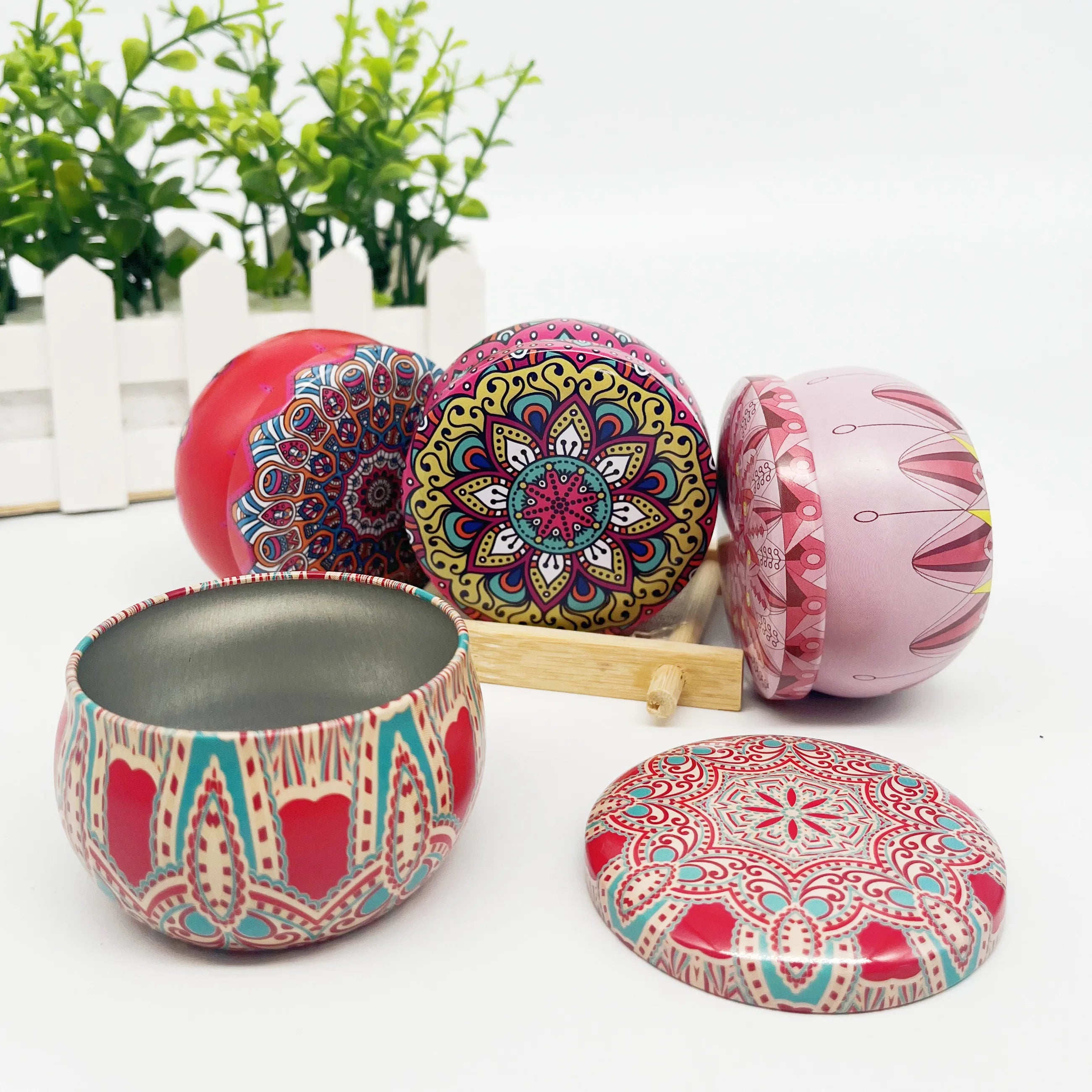 In Stock 50ml Wholesale Big Metal Cosmetic Tin Can Packaging Empty Lip Balm Aluminum Cream Jar With Lid