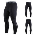 Veidoorn Custom Logo Men's Running Fitness Compression Pants Quick Dry Breathable Basketball Underwear Baselayer 100% Polyester