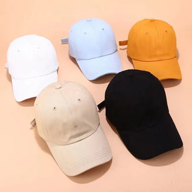 Custom Men Women Printing Embroidery Logo Cotton Winter Sport Cap Solid Color Blank Baseball Cap and Hats Sport Caps