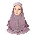 Prince Crincle Viscose Under Scarf Khimar Dubai Crepe Chiffon Hijabs Turkey Cap With Niqab Muslim Women