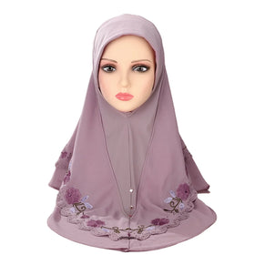 Prince Crincle Viscose Under Scarf Khimar Dubai Crepe Chiffon Hijabs Turkey Cap With Niqab Muslim Women