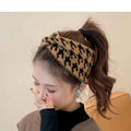 Autumn Winter Elegant Headband for Women Luxury Knitted Hair Bands Warm Band for Daily Use Multi-purpose Hair Styling Tools
