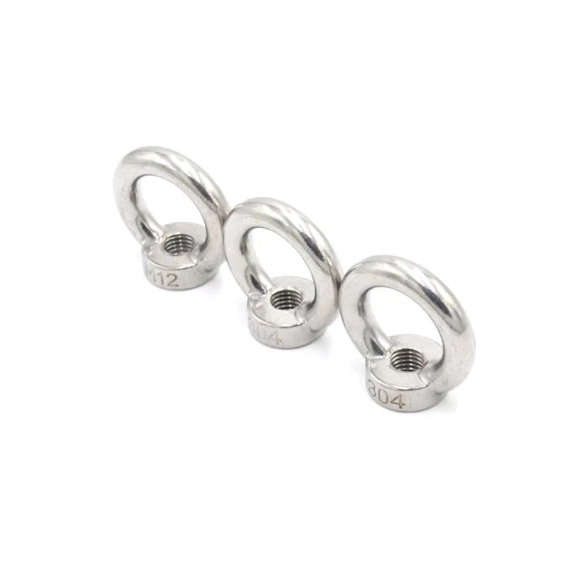 Polished Stainless Steel 201/304/316 M6-M30 Nuts Lifting Eye Nut Bolt Ring Nut and Lug Finished Product