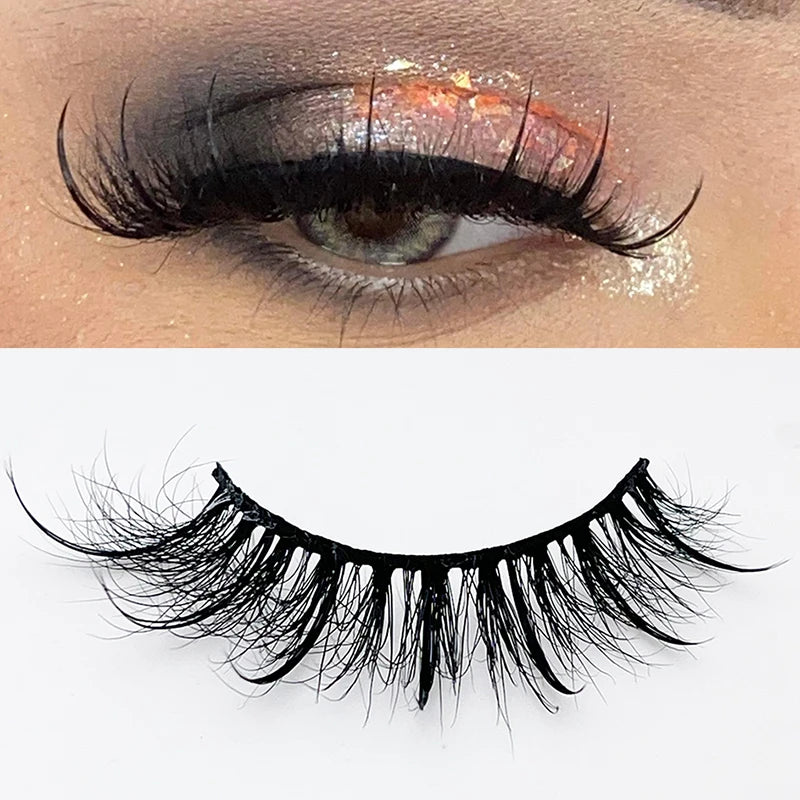 Soft Faux Mink Lash Spikes Fluffy Synthetic Spiked Lashes Spike Lashes
