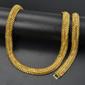 Dubai Gold Jewelry Set Gold Plated Necklace and Bracelet Set