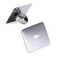 Hot Sale Nail Art Makeup Cosmetic Stainless Steel Paint Mixing Palette Ring Tool Finger Ring Type Palette Makeup Mixing Palette