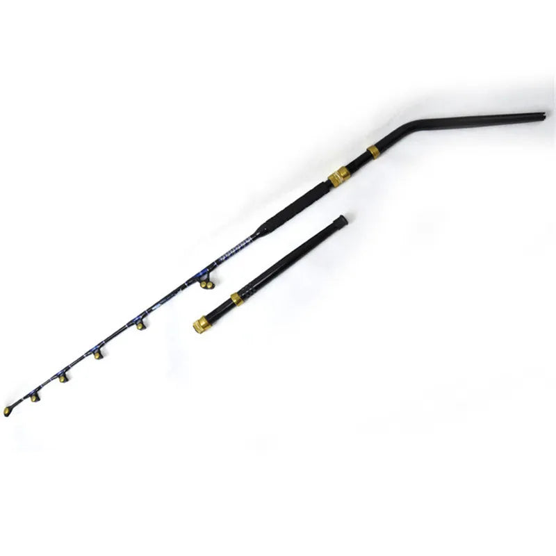 Heavy Duty Boat Fishing Rod 130lbs Offshore Trolling Rod Fishing Pole Saltwater Fishing Big Game Rod