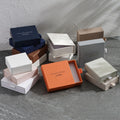 PandaSew Custom Logo/Size/Color Cardboard Jewelry Gift Box Necklace Package Slide Drawer Lid Paper Box for Jewelry Packaging