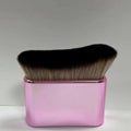 Makeup Brush Custom Logo Single Magic Powder Foundation Makeup Brush Flat Top Private Label Blending Kabuki Foundation Brush