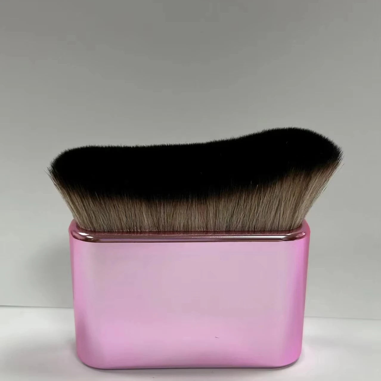 Makeup Brush Custom Logo Single Magic Powder Foundation Makeup Brush Flat Top Private Label Blending Kabuki Foundation Brush