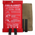 EN1869 Certified Basalt Fire Blanket 1x1m 800Â°C for Welding/Oil Rig/Factory Heavy Duty Flame Retardant Blanket Supplie