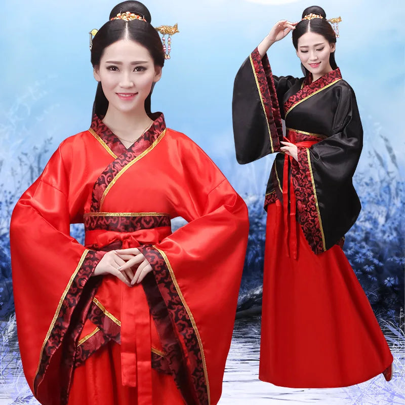Hanfu National Chinese Dance Costume Ancient Cosplay Traditional Chinese Clothing for Women Hanfu Clothes Lady Stage Dress