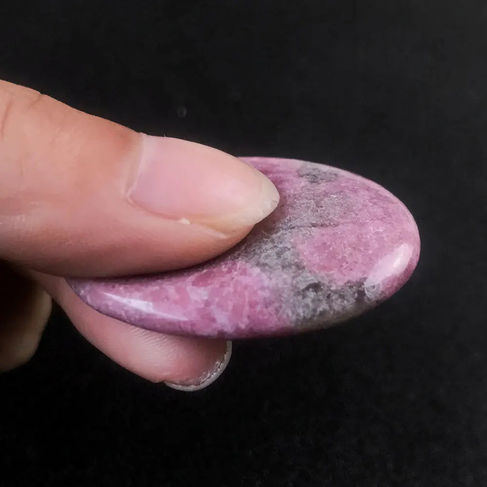 DIY Gems Wholesale Meditation Healing Stones Clear Rose Quartz Semi Precious Chakra Engraved Palm Worry Reiki Set
