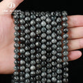 JD Wholesale Natural Eagle Eye Stone 4 6 8 10 12mm Loose Beads for Jewelry Making Accessories