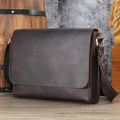 Marrant Crazy Horse Genuine Leather Men Shoulder Side Bag Leather Crossbody Bags Men's Leather Messenger Bags