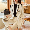 S-3XL Spring New Style Fashion Casual Suit Set Suit Coat+Pants