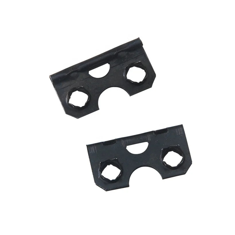 TS-K222B G6229 Large & Small Black Iron Zinc Plated 3-Hole Backboard Hinge with Hook Heavy Duty Poster Picture Frame Display