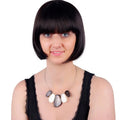 Half Hand Tied Synthetic Cosplay Wig 180 Density No Shedding Custom Logo Packaging Solution