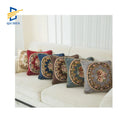 Innermor European Ethnic Decorative Woven Geometric Floral Jacquard Throw Pillow Case Sofa Cushion Cover for Bedroom