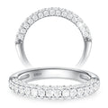 Wholesale Moissanite Band Ring Engagement Ring and Wedding Band Moissanite Engagement Ring Diamond