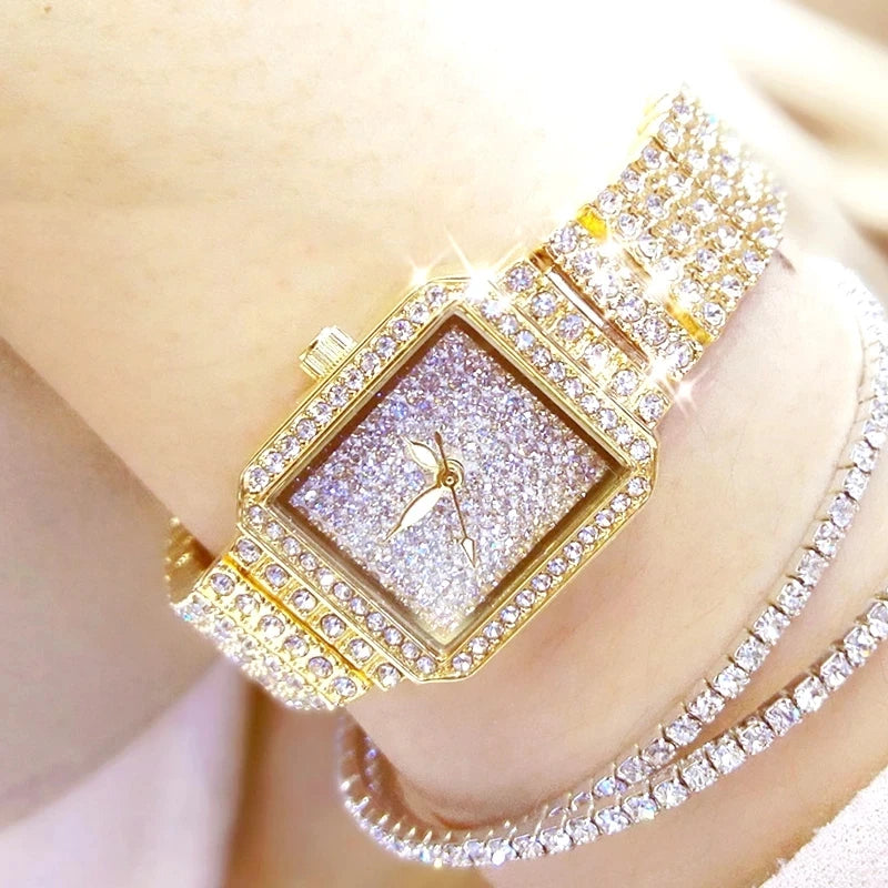 BS BEE SISTER F0510B Fashion Ladies Watch Luxury Crystal Dress Women Watches Rhinestone Ceramic Elegant Quartz Wrist Reloj Mujer